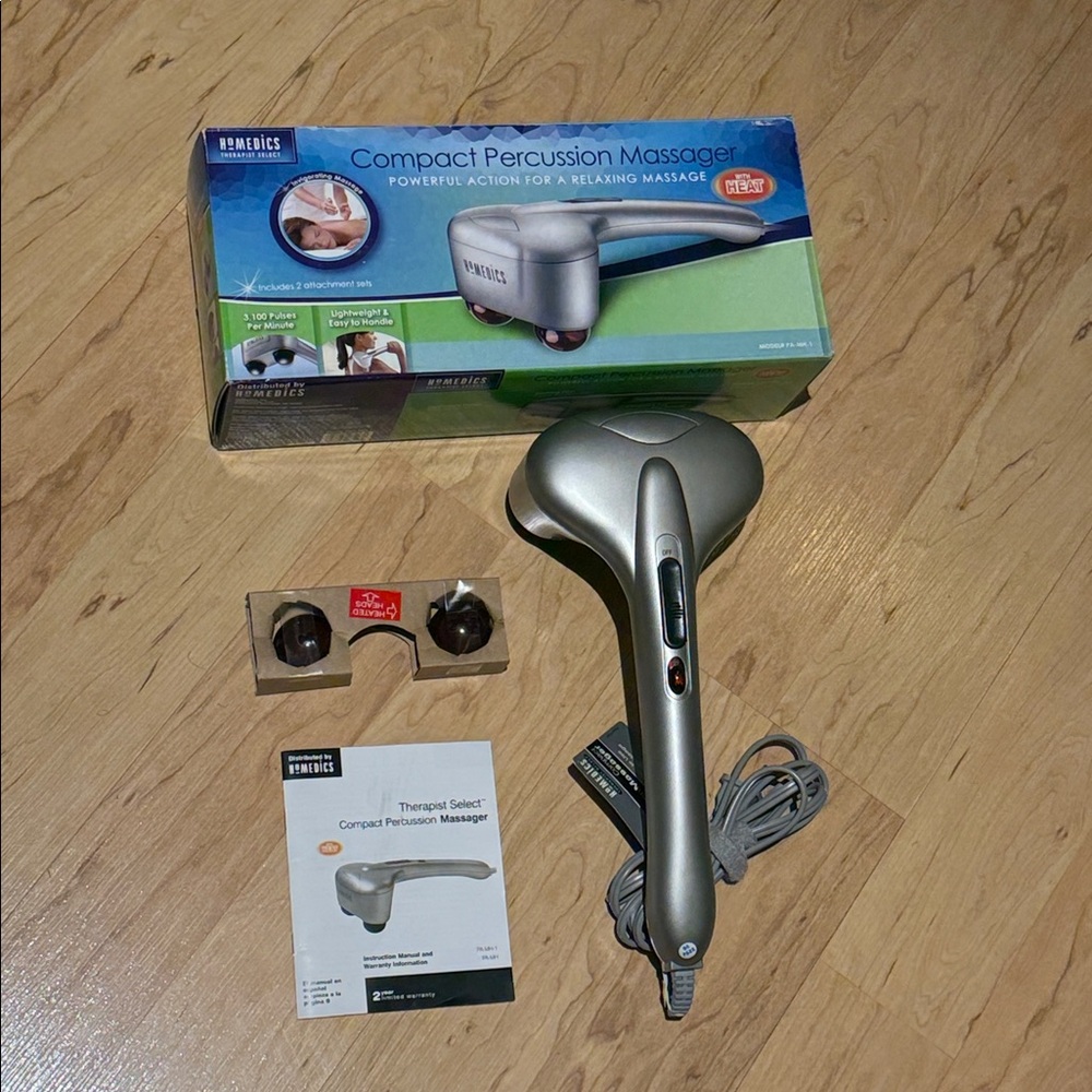 Homedics Massager Model PA-MH-1 Tested Working With Heat Compact Percussion
